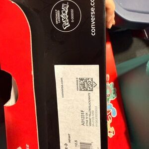 Pokemon converse pikachu shoes